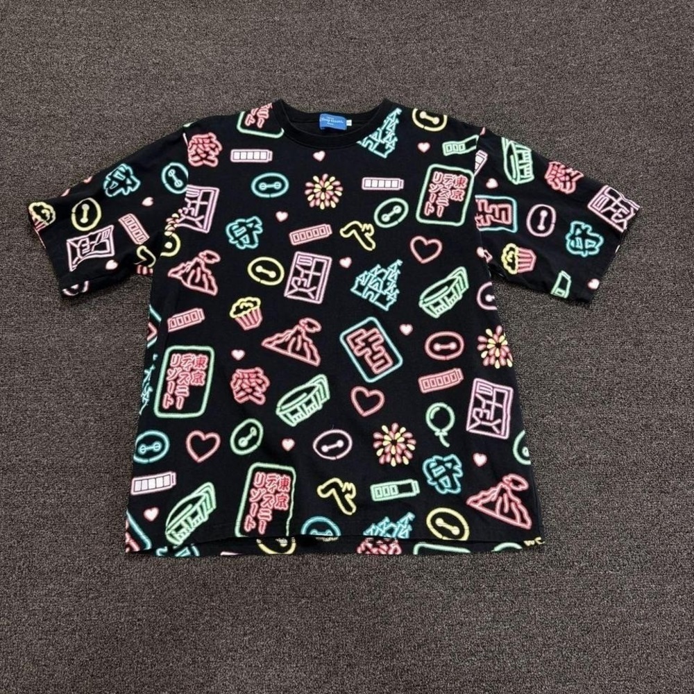 Tokyo Disney Resort Japan Exclusive Oversized Neon Cool Off Baymax Unisex Large